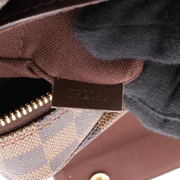 LOUIS VUITTON Brown Damier Leather Shoulder Bag - Picture 6 of 8